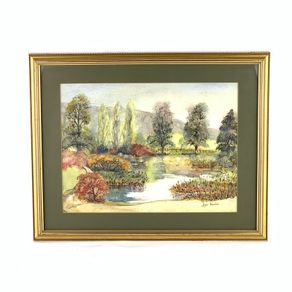 Vintage original watercolour