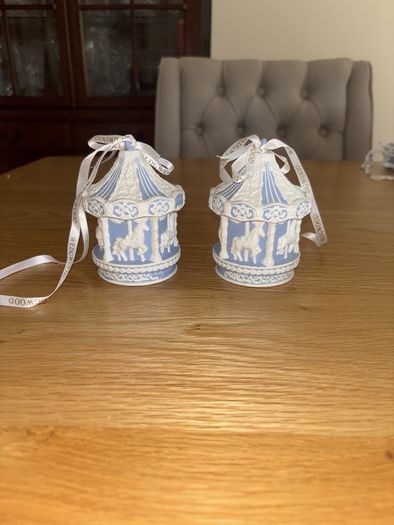 Wedgwood Christmas Tree Carousel Ornament
