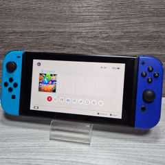 Nintendo Switch V2 32GB Handheld Console With Blue Joy-Cons - Great Condition