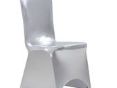 25 pcs Chair Covers Stretch Silver