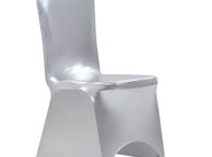 main image for ad 25 pcs Chair Covers Stretch Silver