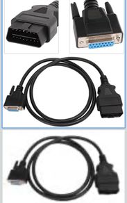 car OBD2 Main Cable OBDII Test Diagnostic Connector Replacement Adapter Cable for Launch CRP123 CRP129