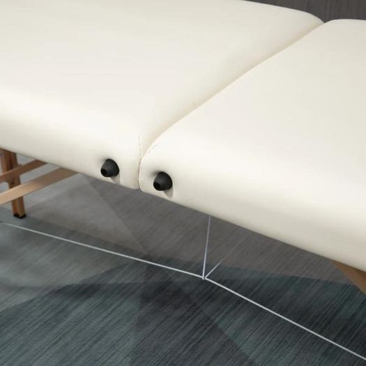 Portable Massage Table Folding Spa Beauty Therapy Bed Cream