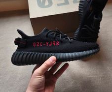 Yeezy boost V2 black red  size 9 / 10 uk