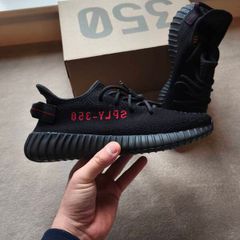 Yeezy boost V2 black red  size 9 / 10 uk