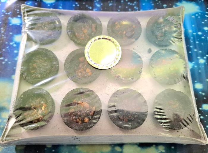 Natural Incense cups with charcoal and frankincense resin holder included Sai Baba Guggal blends