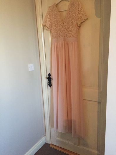 Stunning Club L Lacy Maxi Dress