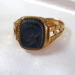 Hallmarked Vintage Gentleman's Signet Ring