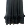 Juicy Couture 'New' Black Silk Ruffle Dress Textured Sleeveless Lined Lace Hem .. Size Medium .. Price Drop Image 4