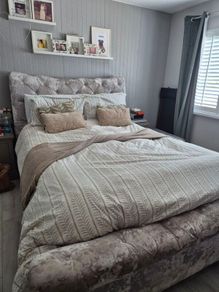 king size sleigh bed