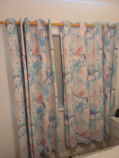 Bedroom curtains/ Unicorn