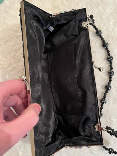 NEW Hand Stitched Handbag / Clutch - A very expensive boutique purchase !