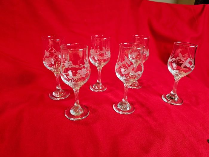Set of 6 Penrose Glass Waterford Glasses - Irish Hand-Cut Crystal in Original Box