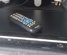 Toshiba DVD/CD/USB Player plus bag of dvd's