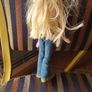 Vintage 2001 Bratz Blond Doll Chloe with Jeans and Rolling Shoes Image 4