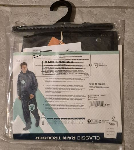 Portwest Rain Trousers Size L