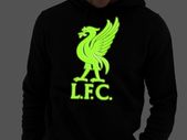 Liverpool glow in the dark hoodie liverbird hoodie liverpool jumper hoodie