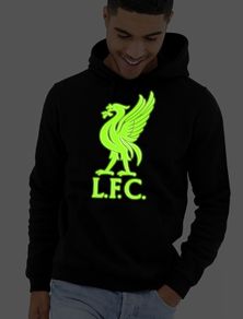 Liverpool glow in the dark hoodie liverbird hoodie liverpool jumper hoodie