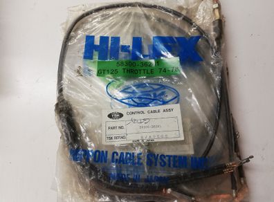 Suzuki GT125 GT 185 Throttle Cable