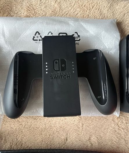 Nintendo Switch OLED, Used Twice + New Case + 4 Screen Protectors