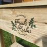 Rustic Herb Planter Raised Planter Flower Planter Raised Vegetable Planter Image 7