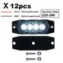 12pcs New Upgraded 12V-24V Universal LED Light Image 2