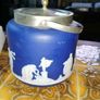 2 Jasperware biscuit /sweet barrels Image 4