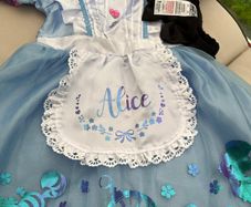 Alice in wonderland dress and headband halloween costume