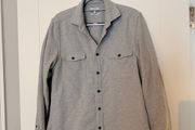 Reiss Miami Grey Jersey Overshirt/ Shacket - Size XL