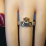 High Quality Solid Heavy Sterling Silver Claddagh Ring Image 5