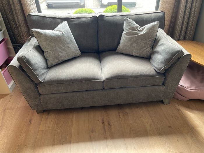 3+2 Seater Couches with Ottoman