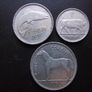 1940 Irish Republic. Set of 3 Silver Coins: Half Crown&Florin&Shilling. Nice Condition! Image 2