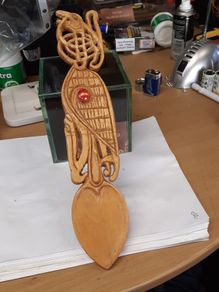 Carved spoon