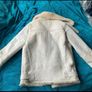 IRO Paris Designer Black Sheepskin Shearling Leather Jacket Coat Image 4
