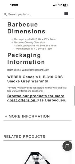 Weber Genesis II E-310 GBS