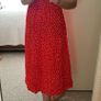 Zara Red Polka Dot Dress XS Image 5