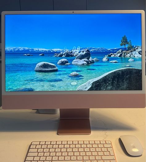 Apple iMac 24 inch M3 8GB 256GB 4.5K Pink Excellent Condition
