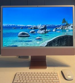 Apple iMac 24 inch M3 8GB 256GB 4.5K Pink Excellent Condition