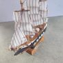 Le France Model Small Wooden Ship Replica Collectors Item. Image 7