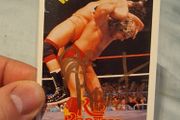 WWF Red Rooster Terry Taylor Signed Card - WWE