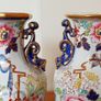Two matching vintage Mason's Patent Ironstone China vases  height 28cm Image 3