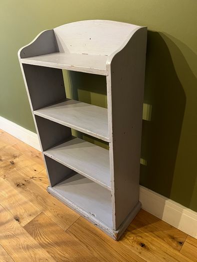 Small wooden book shelf