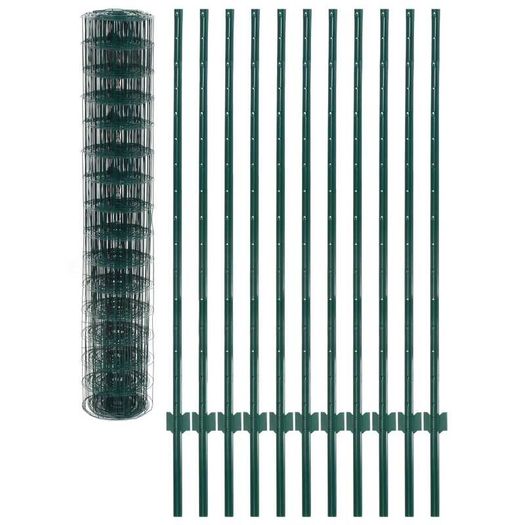 Euro Fence Steel 20x1.5 m Green