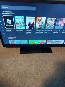 smart tv 24" with remote exellent working condition