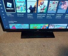 smart tv 24" with remote exellent working condition