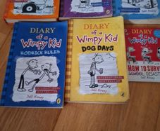 Diary of a wimpy kid childrens books