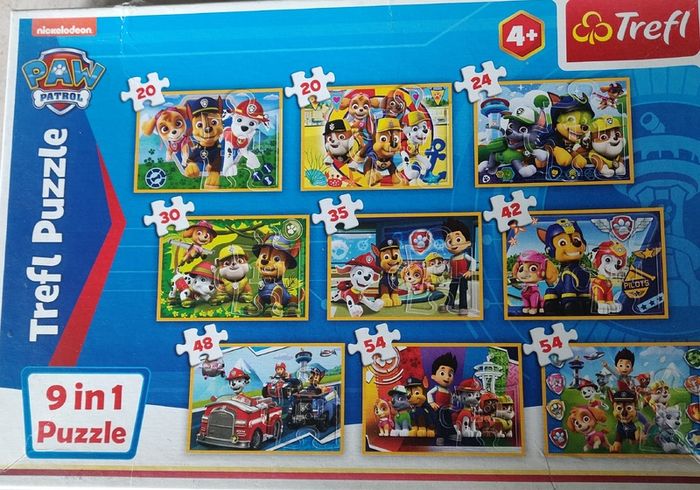 Paw patrol puzzles