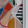 Eclectic Original Framed Painting in Cubist Style OR Figurative Art Image 7