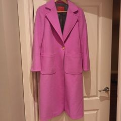 Max and Co Pink Wool Coat size 10
