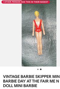 Miniature skipper barbie doll Collectable